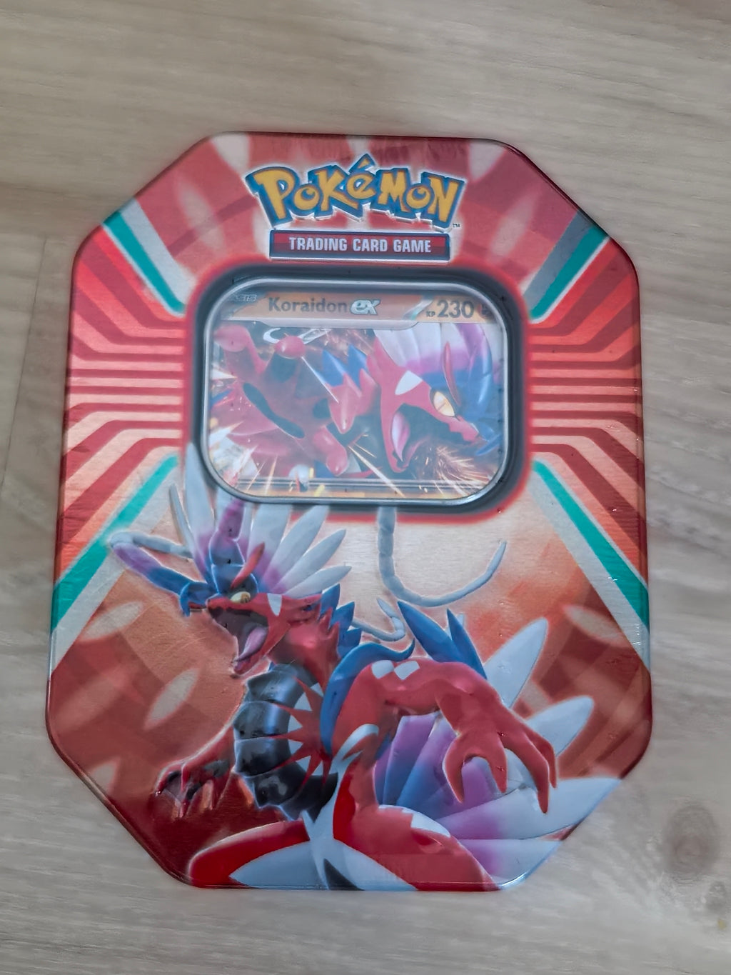 Pokémon TCG: Koraidon EX Tin.